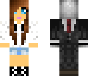 edited slender girl