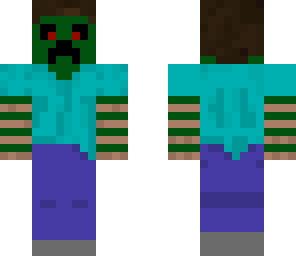 epic creeper zombie steve