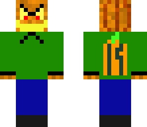 evil pumpkin man