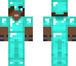 tan girl with diamond armour