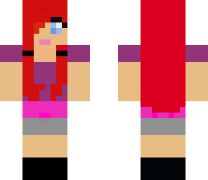 girl in pink