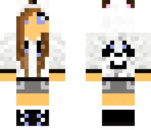 beutiful panda girl