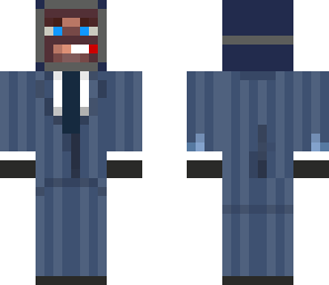 blue spy with mask