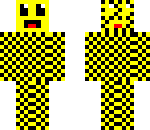 black and yellow two face