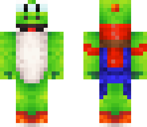 mario riding yoshi