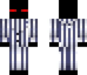 red eyed endermen in pajamas
