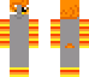 the actually fixed orange with socks
