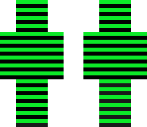black and green