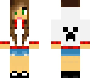 creeper hoodie girl