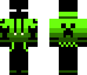 swag enderman herobreine green