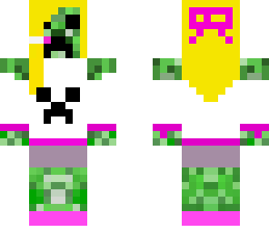 creeper girl with headsets