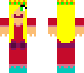 a blonde princess