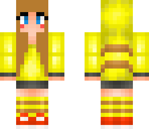 pickachu girl brown hair