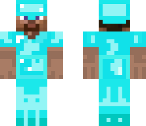 diamond armor on steave