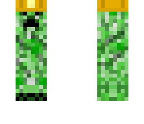 creeper with mining helmet