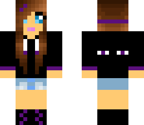 enderman hoodie girl