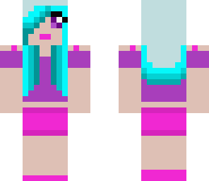 colorful punk girl