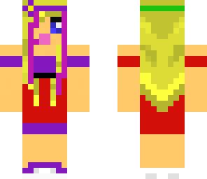 dyed girl