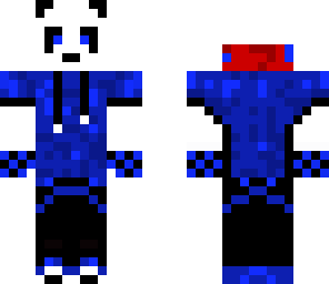 blue dj panda