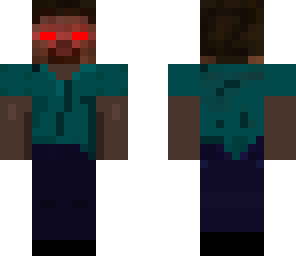 herobrine red eyes