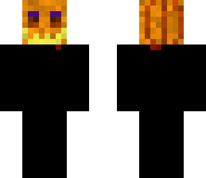 ender man with pumpkin head