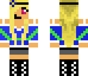 blue girl