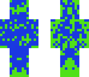 green and blue