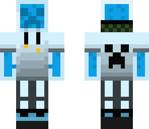 blue slime creeper short sleeves