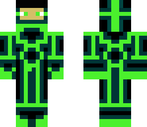 green tron man