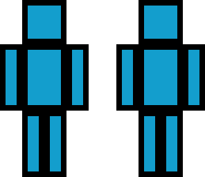 blue man