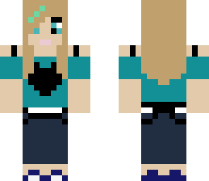 blue girl