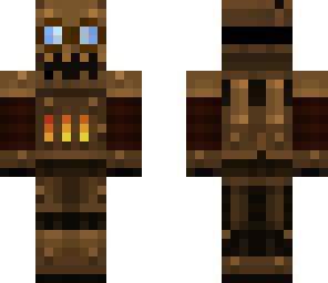 steampunk robot with goggles