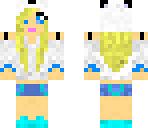 blonde panda