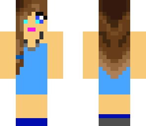 party girl blue