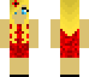 red dress