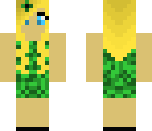 green dress