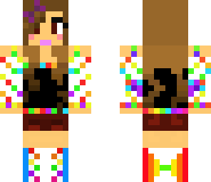 rainbow girl