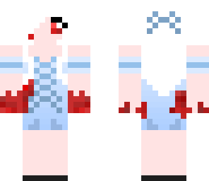 cute bloody girl