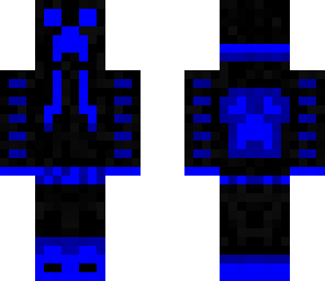 blue black crepper