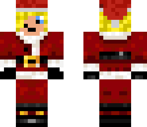 blonde santaman
