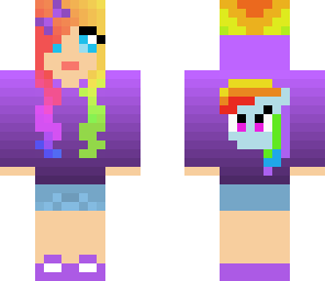 rainbow girl