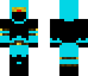 cyan paintball player