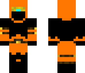 orange paintball player