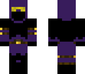 purple paintball player