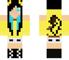 black haired emo-pika-girl