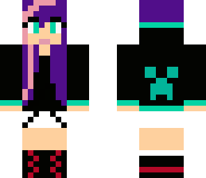 creeper hoodie girl
