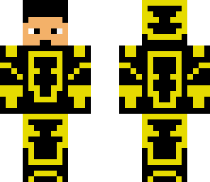 black and yellow