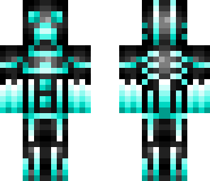 neon blue creeper