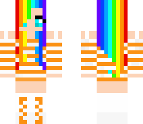 rainbow girl