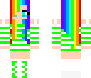 rainbow girl